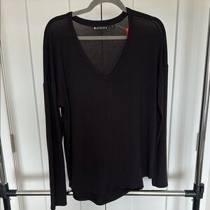 Athleta Black Long Sleeve Shirt